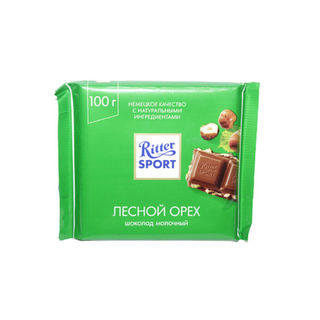 Риттер спорт шоколад лесной орех и клюква 100 гр